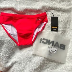 Red men’s swim brief (speedo)